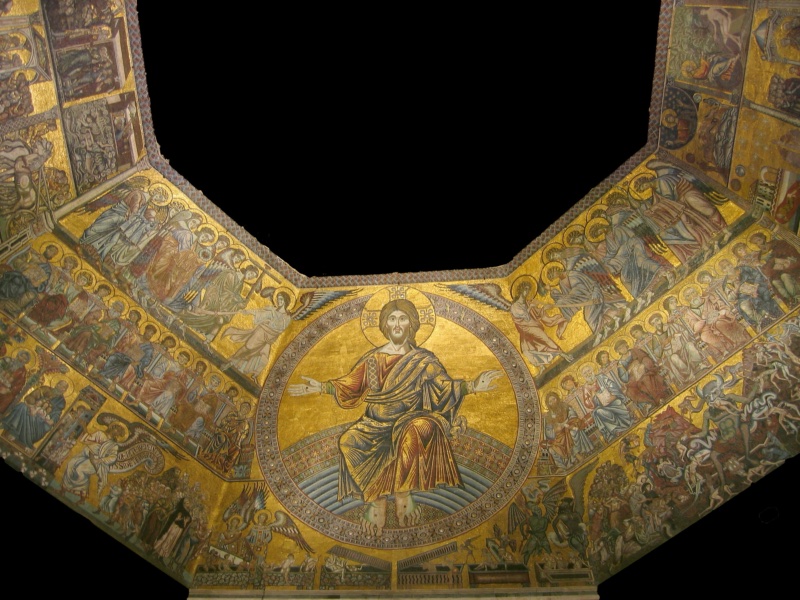Sections of the Last Judgment Mosaic